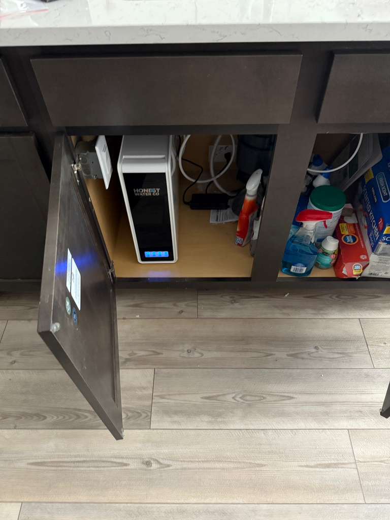 Under-sink RO install