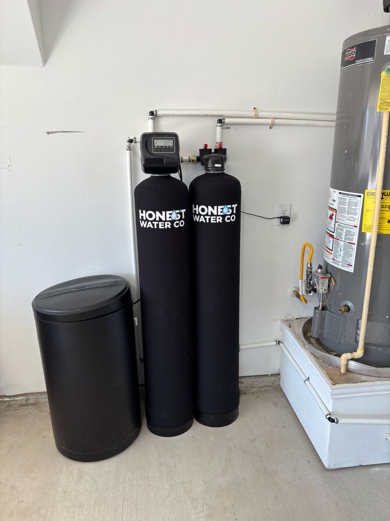 Iron filter for well water