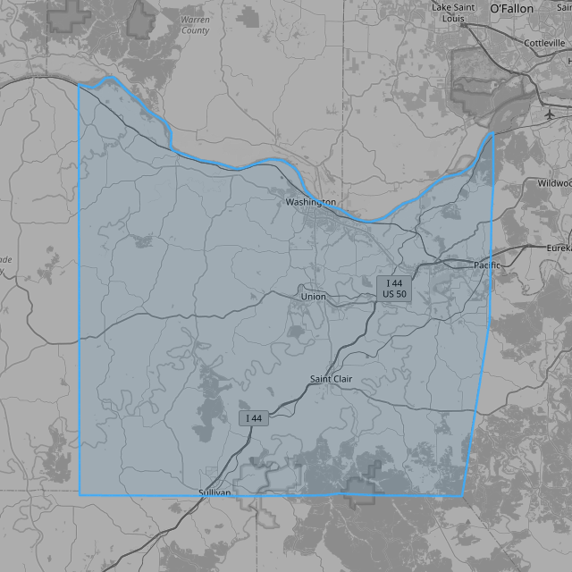 Map of Franklin County